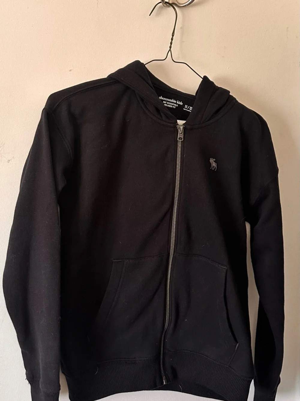 abercrombie kids Black Zip-Up Hoodie Jacket - Picture 6 of 6